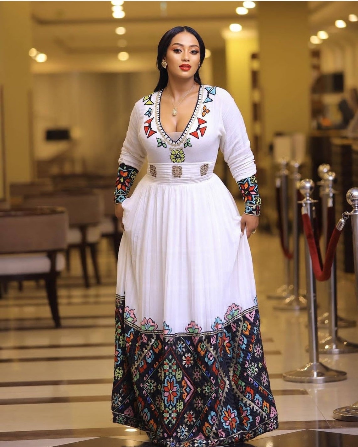 Custom Habesha Dress main image 1
