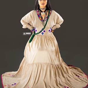 Ethiopian and eritrean traditional habesha dress/ashenda dress/habesha occasion dress features elegance /geez new year dress