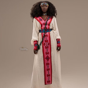 Elegant axum habesha dress/habesha wedding gift/Ethiopian and Eritrean traditional habesha dress/habesha occasion dress