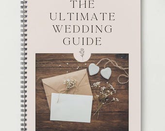 La guía definitiva para bodas en formato ebook Planificador de bodas Temporada de bodas Planifica tu boda Manual de estrategias Descargar