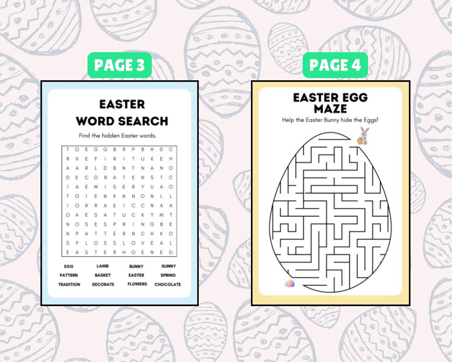 Easter Printable 10 Game Bundle | Easter Party Games | Easter Games for ...