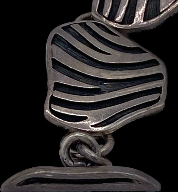 Dominique Dinouart Sterling Silver Zebra Bracelet - image 8