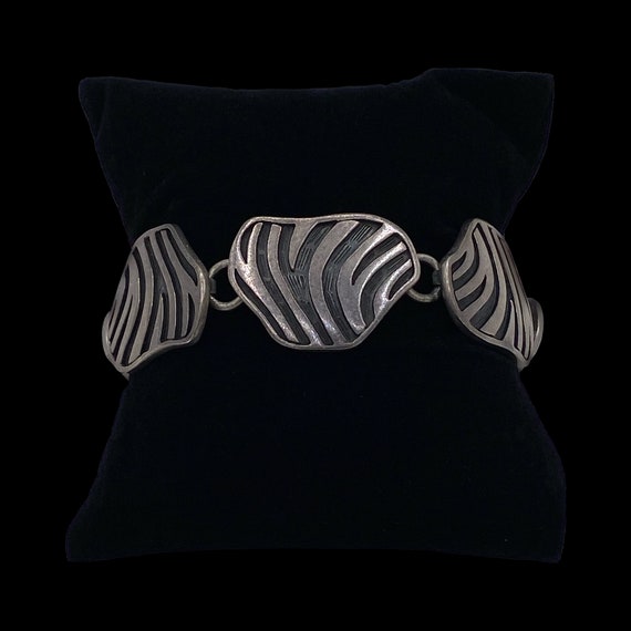 Dominique Dinouart Sterling Silver Zebra Bracelet - image 1