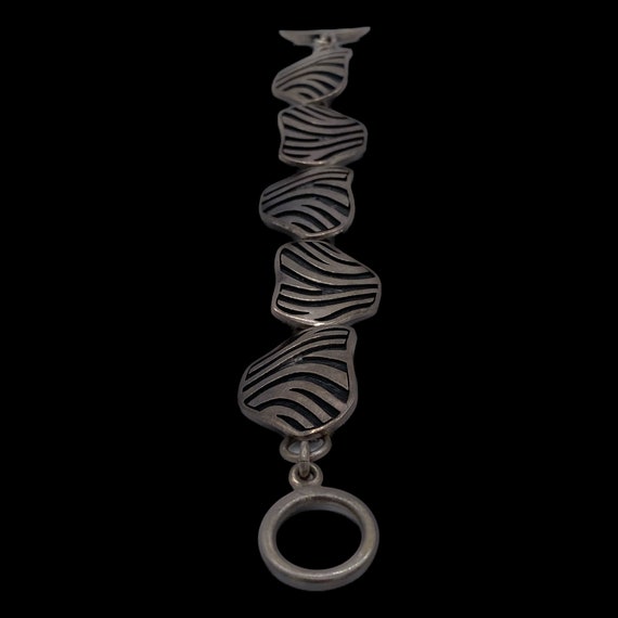 Dominique Dinouart Sterling Silver Zebra Bracelet - image 4