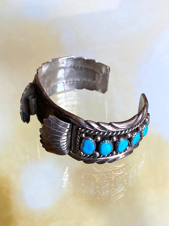 Howie Nelson Heavy Vintage Native American Navajo Coral Sterling Silver Bracelet Howie Nelson Heavy Vintage Native American Navajo Coral Sterling Silver Bracelet