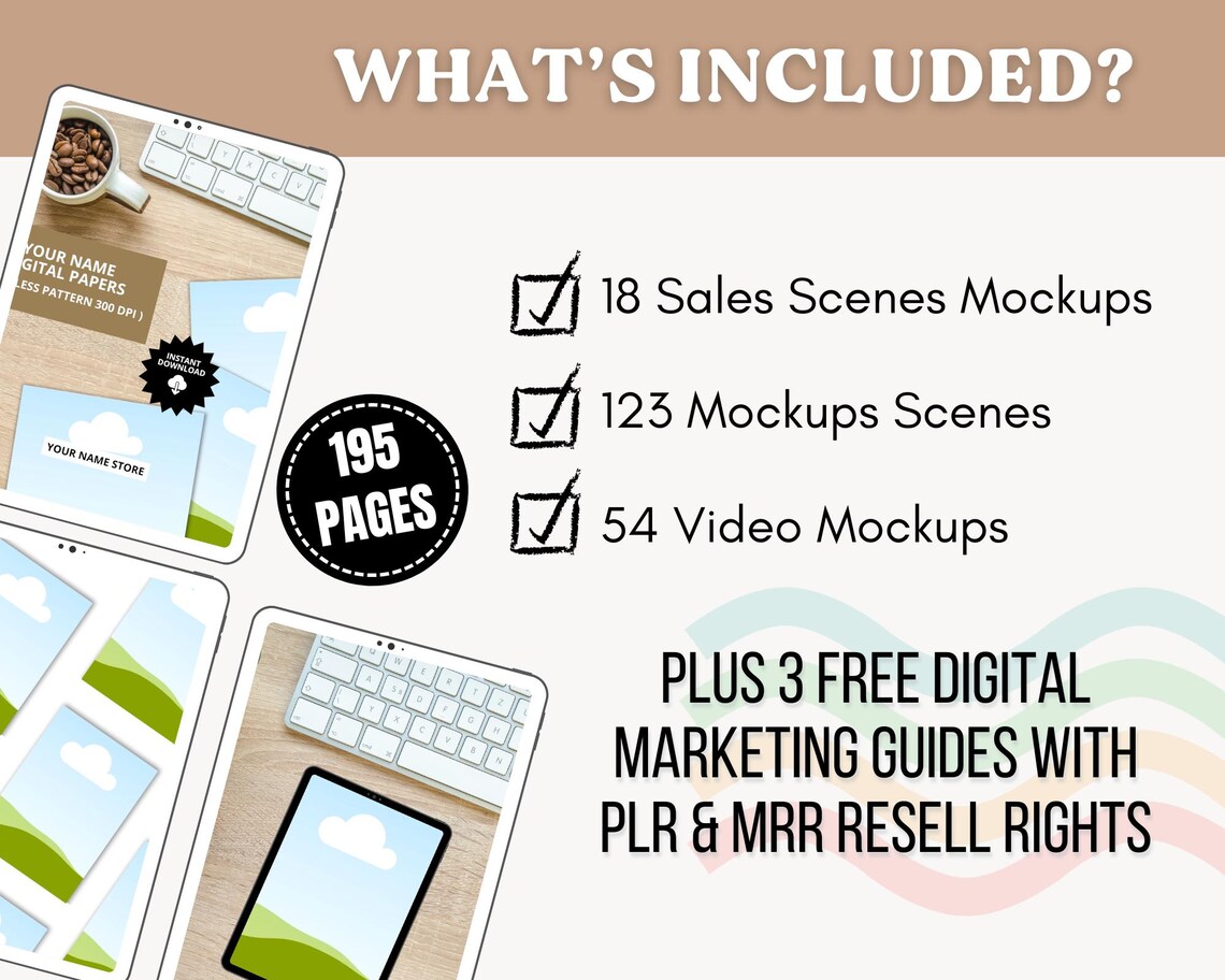 195+ Mockup Canva Template Bundle | Master Resell Rights (MRR) | Done ...