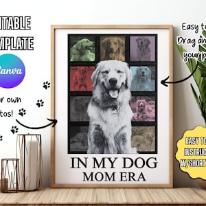 Eras Poster Template Editable Concert Poster Grid Eras Themed Birthday Party Color Square Create Your own Eras Design Theme Party