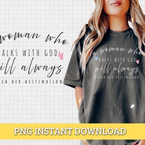 A Woman Who Walks With God SVG, Bible Svg, Jesus Svg, Grace Svg, Christian Svg, Religious Svg, Instant Download, Silhouette
