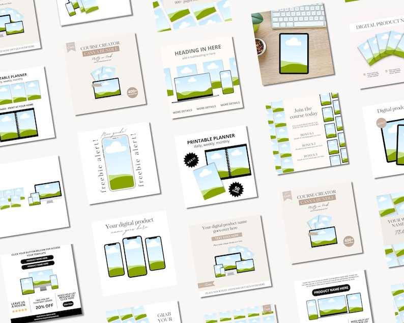 195+ Mockup Canva Template Bundle | Master Resell Rights (MRR) | Done ...