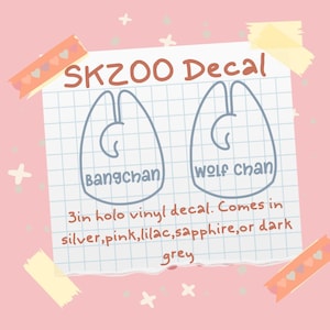 SKZOO Holographic Vinyl Decal