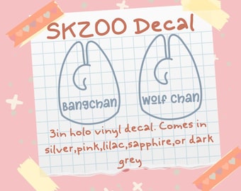 SKZOO Holographic Vinyl Decal