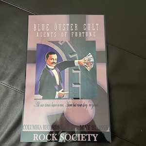 Blue Oyster Cult Agents of Fortune Poster Digital File