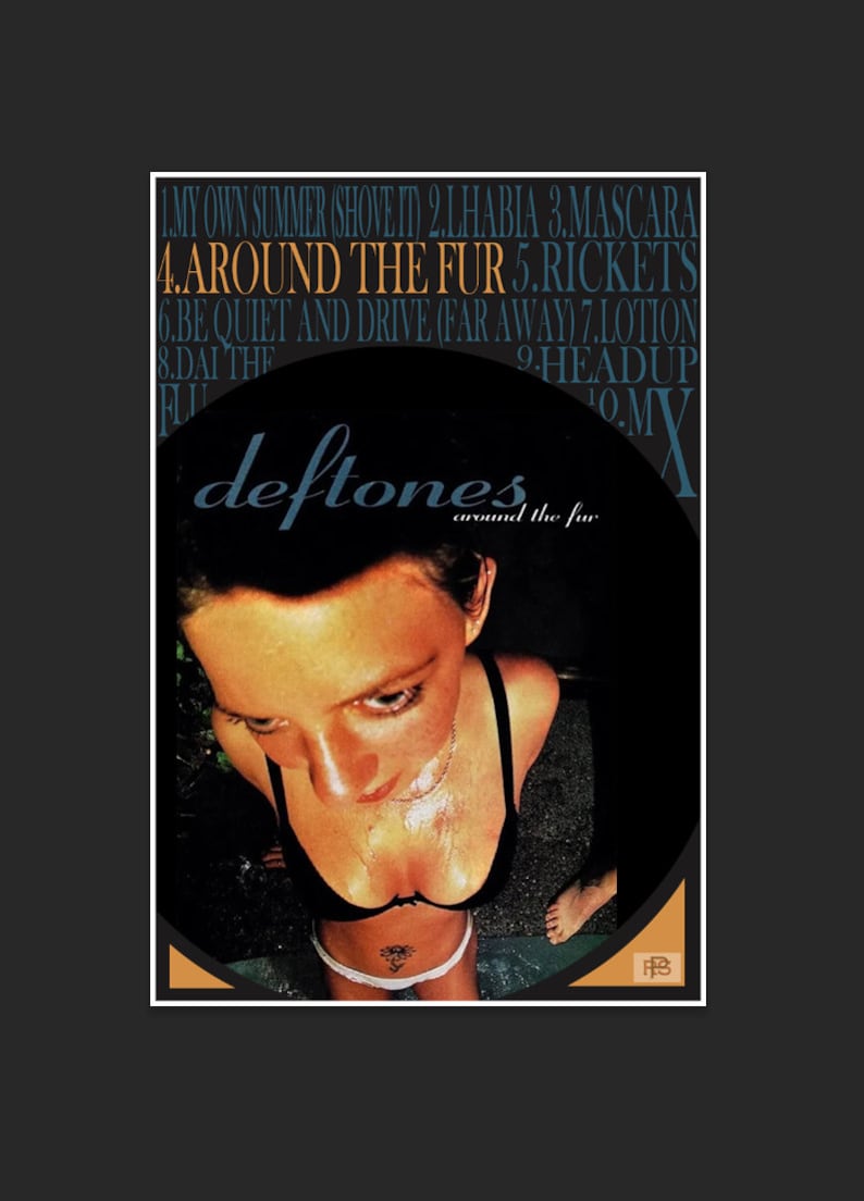 Deftones Around the Fur Poster - Etsy