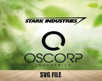 Oscorp & Stark Industries. SVG FILE.