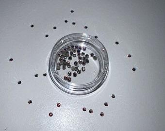 Swarovski Round Crystal AB - Tooth Gems - 10 pieces