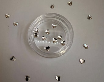 Swarovski Heart Crystal - Tooth Gems - 5 pieces