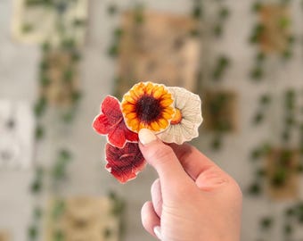 Tropical flower themed Hypafix tube tape stickers - Medical tape for oxygen, feeding tubes, and central lines
