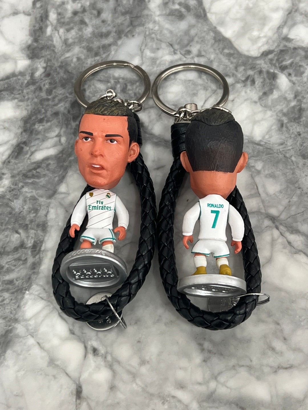Cristiano Ronaldo Real Madrid Keychain Ronaldo Figure Etsy