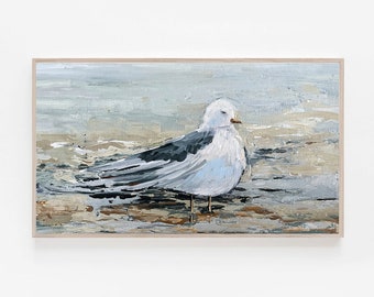 Salty Gull Frame TV Art