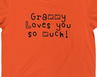 Grammy Loves You So Much - Toddler's Fine Jersey Tee