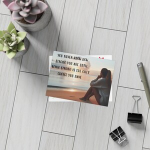 Pacchetto di cartoline motivazionali - Citazioni incoraggianti e design della natura per tutte le occasioni, set di biglietti, idea regalo, biglietti di auguri, motivazionali