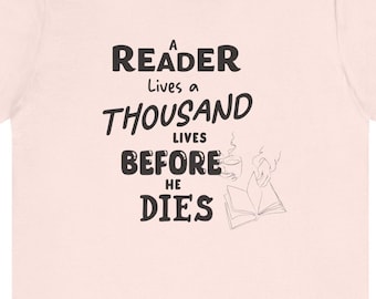 Reader-T-shirt, literair cadeau, shirt boekenliefhebber, T-shirt lezingcitaat, perfect voor verjaardagen, gezellig lezen, boekenclubkleding