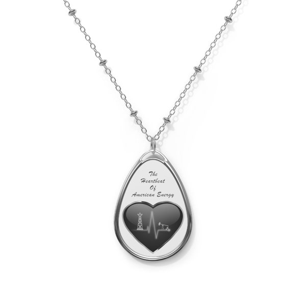 Oval Necklace - The Heartbeat of American Energy