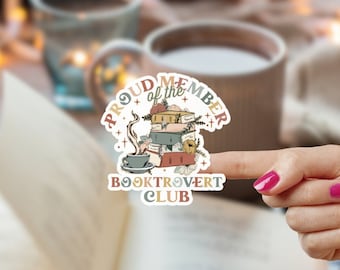 Go Away I'm Reading Book Stickers Bundle, Booktrovert Sticker, I Like Books More Than People Book Themed Gifts, Indoorsy Book Stickers Pack