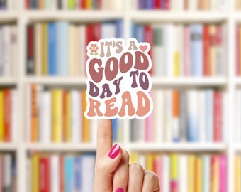 It's a Good Day to Read Book Stickers Bundle, Read More Worry Less Book Themed Gifts, Book Stickers for Kindle, Book Lovers Gifts Christmas