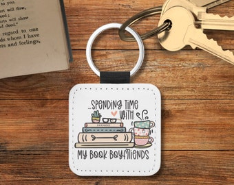 Books Are My Love Language Book Key Chain, Buy Me Books and Tell Me I'm Pretty Book Themed Keychain, Book Themed Gifts, Book Keychain