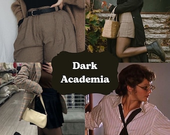 Lot de vêtements mystérieux Dark Academia