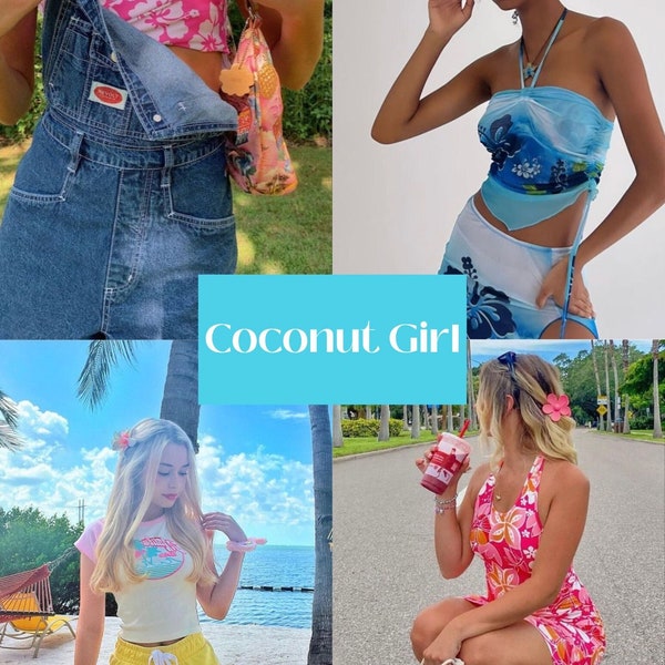 Coconut Girl Aesthetic Mystery Clothing Bundle