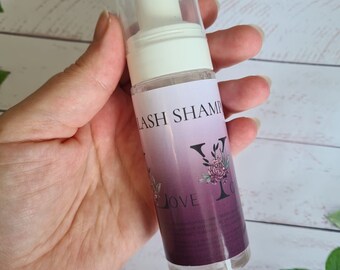 Wimpernshampoo, Wimpernreiniger, Wimpernreiniger, Wimpernprodukte, natürliche Inhaltsstoffe, Geschenke für sie, Lash Primer, Schaumwimpernreiniger, Schaumwimpern