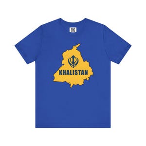 Khalistan Movement Map T-Shirt | Punjabi Sikh Pride shirt for Freedom
