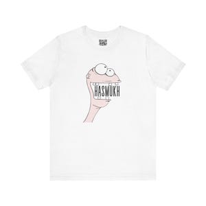 Hasmukh Punjabi T-Shirt | Funny Desi Shirt | Indian Pakistani Desi Gift | South Asian Tee | Punjabi Graphic Tshirt | Desi Clothing