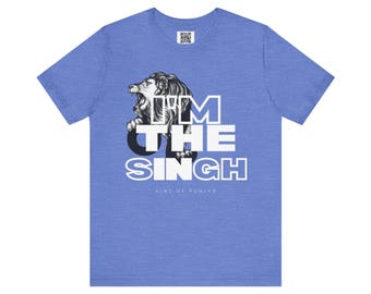 I'm The Singh - King of Punjab T-Shirt | Punjabi Desi Men's Tee | 100% Cotton | Best Gift for Punjabi Expats