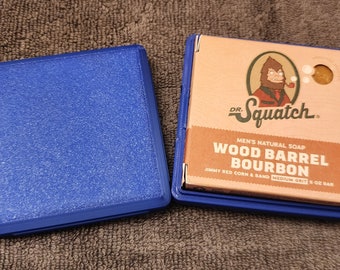 Square Soap Box for Dr. Squatch, The Black Stuff, or any other similar sized bar - Single Color - 3D Printed - Eco Friendly