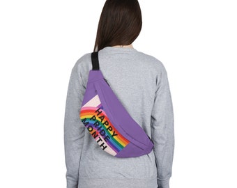 Happy Pride Month Large Fanny Pack