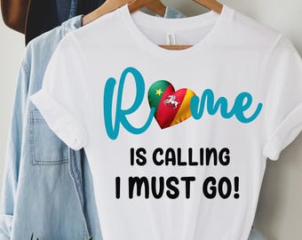 Rome Girls Trip Shirt, Italy Vacation Tees, Matching Family Travel Tee, Rome Flag T-Shirt, Custom Group Vacation Shirts, Italy Squad Tee