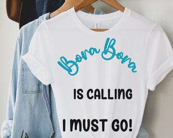 Bora Bora Vacation T-Shirt, Unisex Travel Top, Family Trip Shirt