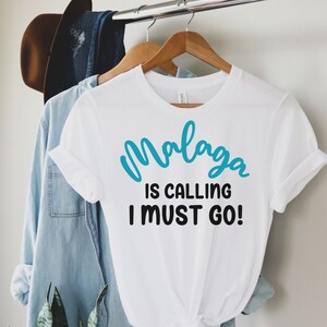 Malaga Shirt, Malaga Vacation Shirt, Malaga Bucket List, Malaga Family Trip