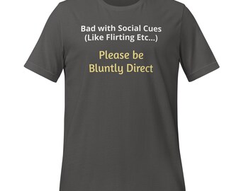 Malo con señales sociales Camiseta unisex