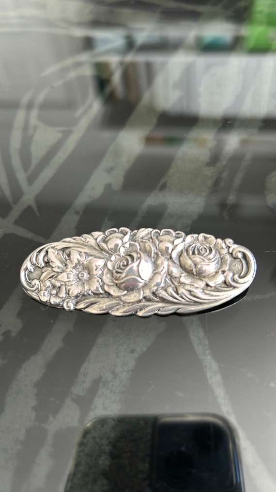 Sterling silver brooch