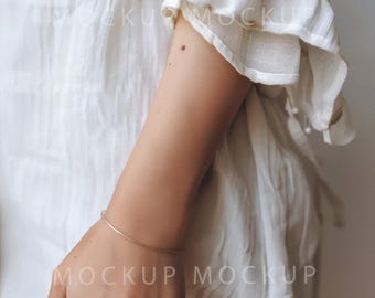 Arm Tattoo Mockup | Studio | Female | JPG