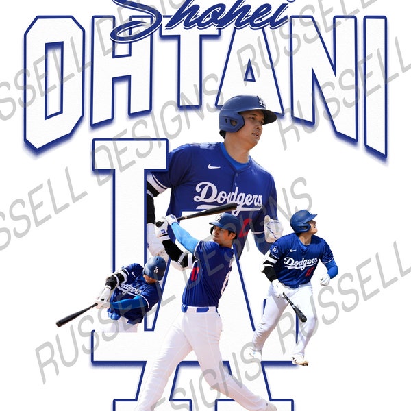 Shohei Ohtani png, Ohtani design, Dodgers, LA Dodgers png, Ohtani png, Baseball design, baseball png, Digital Download