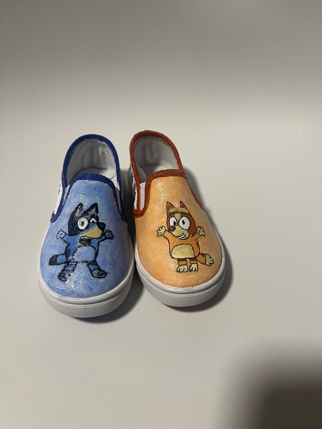 Bluey Bingo Painted Custom Shoes - Etsy