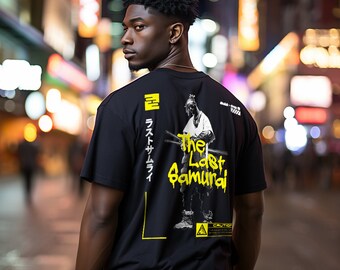 The Last Samurai (Black) - Ninety Five Art - T shirt Unisexe 100% coton biologique