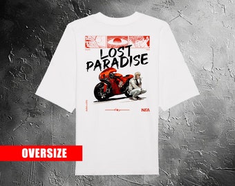 Lost Paradise - Ninety Five Art - T shirt Oversize 100% coton biologique