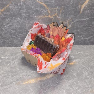 Autumn Harvest Soap Gift Basket | Handmade Fall Soaps | Pumpkin & Spice Soap Set | Thanksgiving Hostess Gift | Cozy Fall Skincare Treat