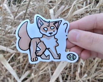 Shiba Inu//Sticker mignon//Sticker mignon Shiba Inu//Sticker chien//Sticker mignon chien//Sticker//